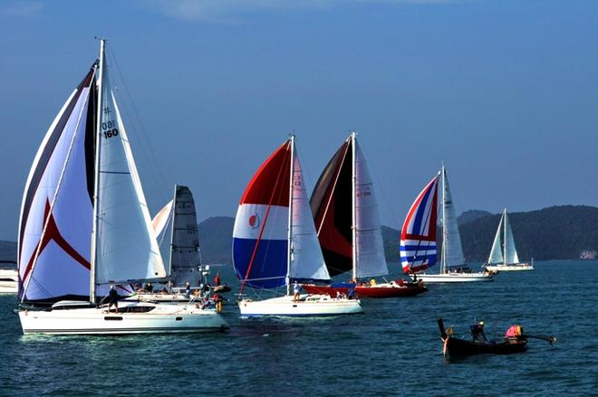 Colour amongst the karsts – The Bay Regatta © The Bay Regatta